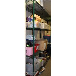 4 TIER METAL SHELVING