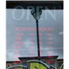 Image 1 : NEWON 6115 OPEN SIGN WITH HOURS