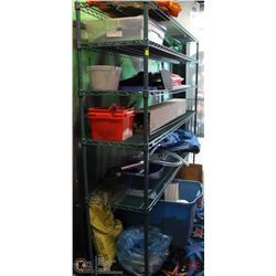 5 TIER METAL SHELVING UNIT
