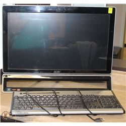 ACER MONITOR AND KEYBOARD