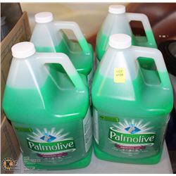 LOT OF 4 PALMOLIVE 3.8L DISH SOAP