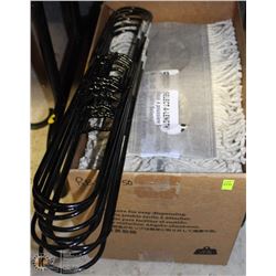 LOT OF DUST MOP HEADS AND FRAMES
