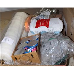 BOX W/ AIR NEUTRALIZERS, MICROFIBER SPONGES, AND