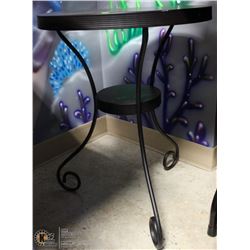 BLACK METAL TABLE TOP