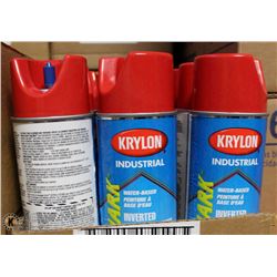 CASE OF KRYLON INDUSTRIAL INVERTED MARKING PAINT