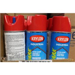 CASE OF KRYLON INDUSTRIAL INVERTED MARKING PAINT