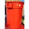 Image 1 : RED GARBAGE BIN
