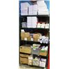 Image 1 : 5 RACKS OF ASST KITCHEN SUPPLIES INCL PIZZA BOXES,