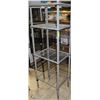 Image 1 : LOT OF 2 METAL SHELVING