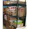 Image 1 : 4 SHELVES OF ASST KITCHEN SUPPLIES INCL CUPS, LIDS