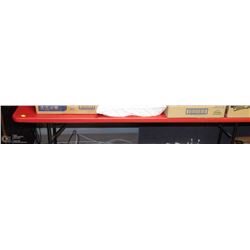 RED FOLDING TABLE