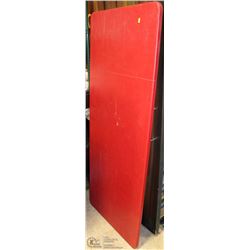 RED FOLDING TABLE