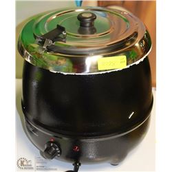 ME#12 SOUP KETTLE 10L CAPACITY, HINGED SS LID, WET