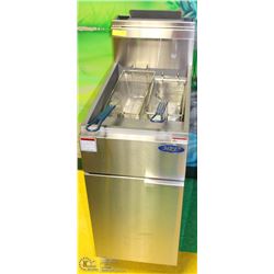 ME#2 MRE COMMERCIAL STAINLESS STEEL DEEP FRYER
