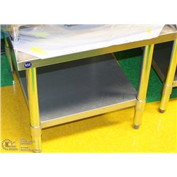 ME#9- 30"X24" SS EQUIPMENT STAND W/ GALVANIZED