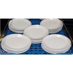 FLAT OF 25 DINNER PLATES