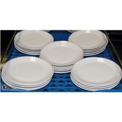 FLAT OF 25 DINNER PLATES