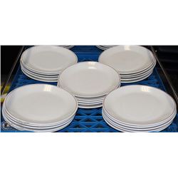 FLAT OF 25 DINNER PLATES