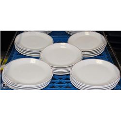 FLAT OF 25 DINNER PLATES