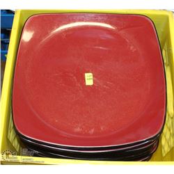 CRATE OF DINNER PLATES
