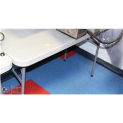 5' FOLDING GREY TABLE