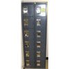 Image 1 : LOT OF TWO 6 DOOR METAL LOCKERS