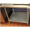 Image 1 : 36X30 S/S PREP TABLE