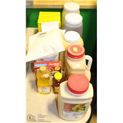 LOT OF UNOPENED CONDIMENTS