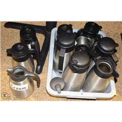 LOT OF COFFEE THERMOSES