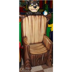 TREE STUMP PLASTER CHAIR