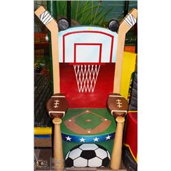 SPORTS THEME PLASTER CHAIR