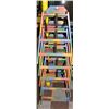 Image 1 : LOT OF 5 MULTI COLOR WOODEN HIGH CHAIRS