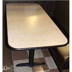 5'X2'6" DOUBLE PEDESTAL RESTAURANT TABLES