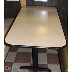 5'X2'6" DOUBLE PEDESTAL RESTAURANT TABLES