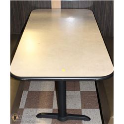 5'X2'6" DOUBLE PEDESTAL RESTAURANT TABLES