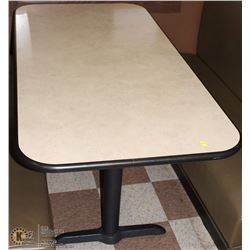 5'X2'6" DOUBLE PEDESTAL RESTAURANT TABLES