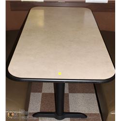 5'X2'6" DOUBLE PEDESTAL RESTAURANT TABLES