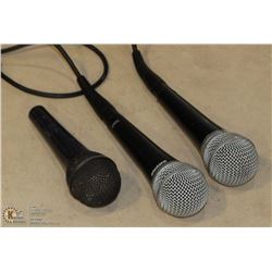 LOT OF 3 SHURE MICROPHONES