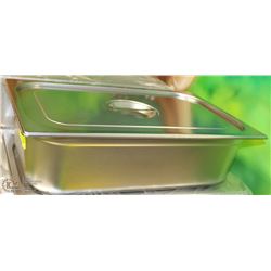 ME#19 S/S FOOD PAN FULL SIZE 6" DEEP WITH LID