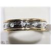 Image 1 : #13: 10KT YELLOW GOLD 5 DIAMOND MEN'S RING