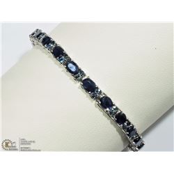 #17: STERLING SILVER SAPPHIRE BRACELET