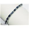 Image 2 : #17: STERLING SILVER SAPPHIRE BRACELET
