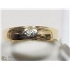 Image 1 : #21: 10KT YELLOW GOLD DIAMOND MEN'S RING