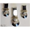 Image 1 : #23: 14KT Y&W GOLD DIAMOND PENDANT & EARRINGS SET