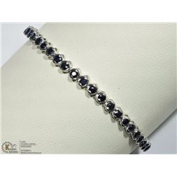 #42: STERLING SILVER SAPPHIRE BRACELET