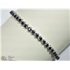 Image 1 : #42: STERLING SILVER SAPPHIRE BRACELET