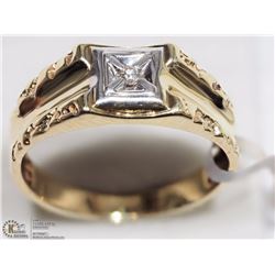 #5: 10KT YELLOW GOLD DIAMOND RING