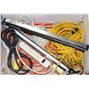 Image 1 : LARGE BOX FULL OF EXTENSION CORDS,