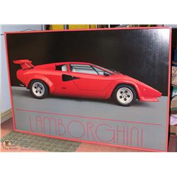 LAMBORGHINI POSTER FRAMED