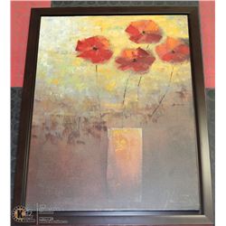 FRAMED FLOWER CANVAS PRINT